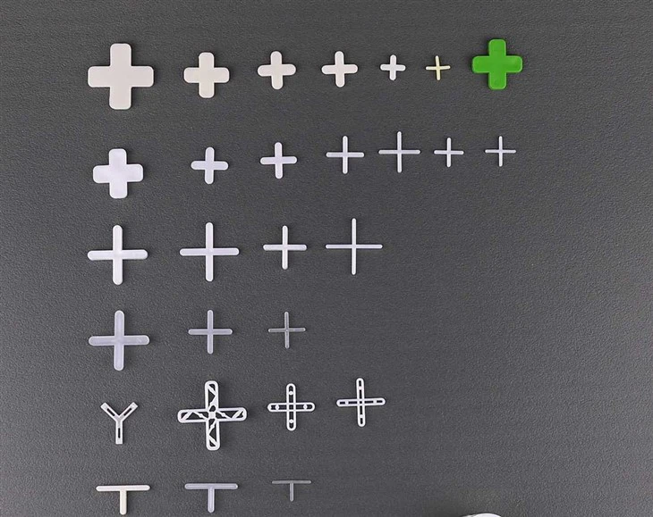 Tile Spacers Cross Pieces in Various Styles